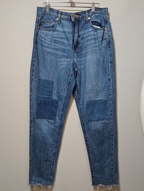 Universal Thread Size 4 / 27 R Straight-Leg Jeans with Knee Patch Detail